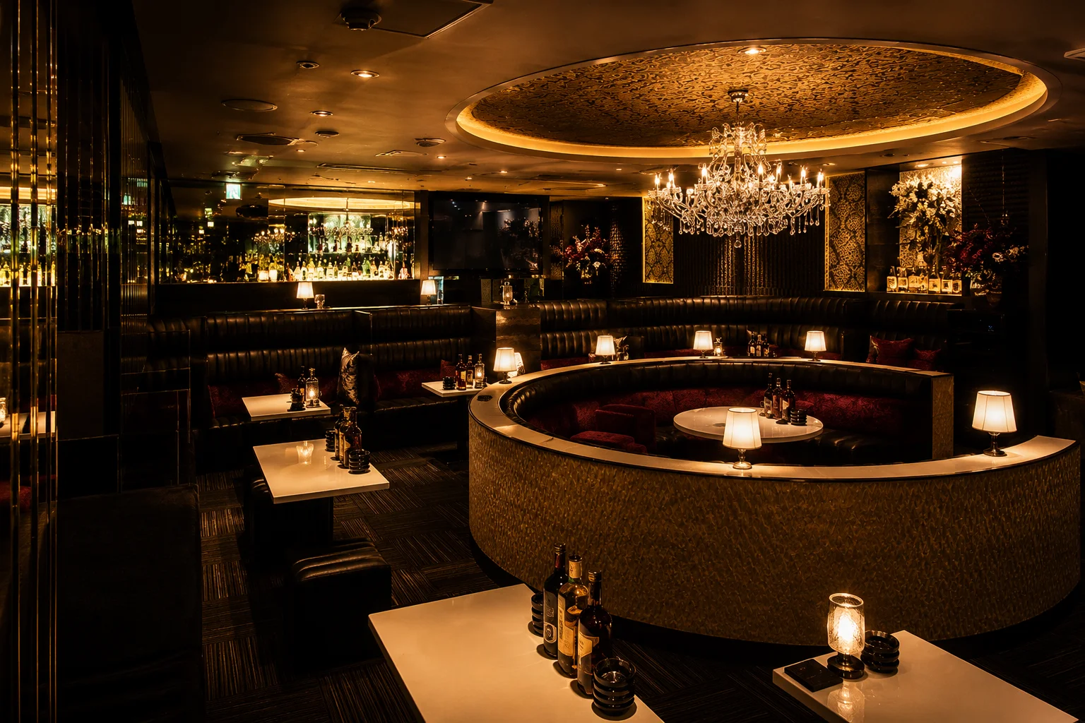 CLUB CREOLE の落ち着いた客席イメージ